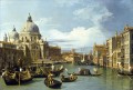 The Grand Canal and the Church of the Salute Canaletto